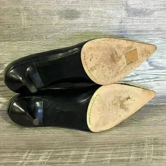 Narciso Rodriquez Black Pointed Toe Heels - Picture 9 of 11